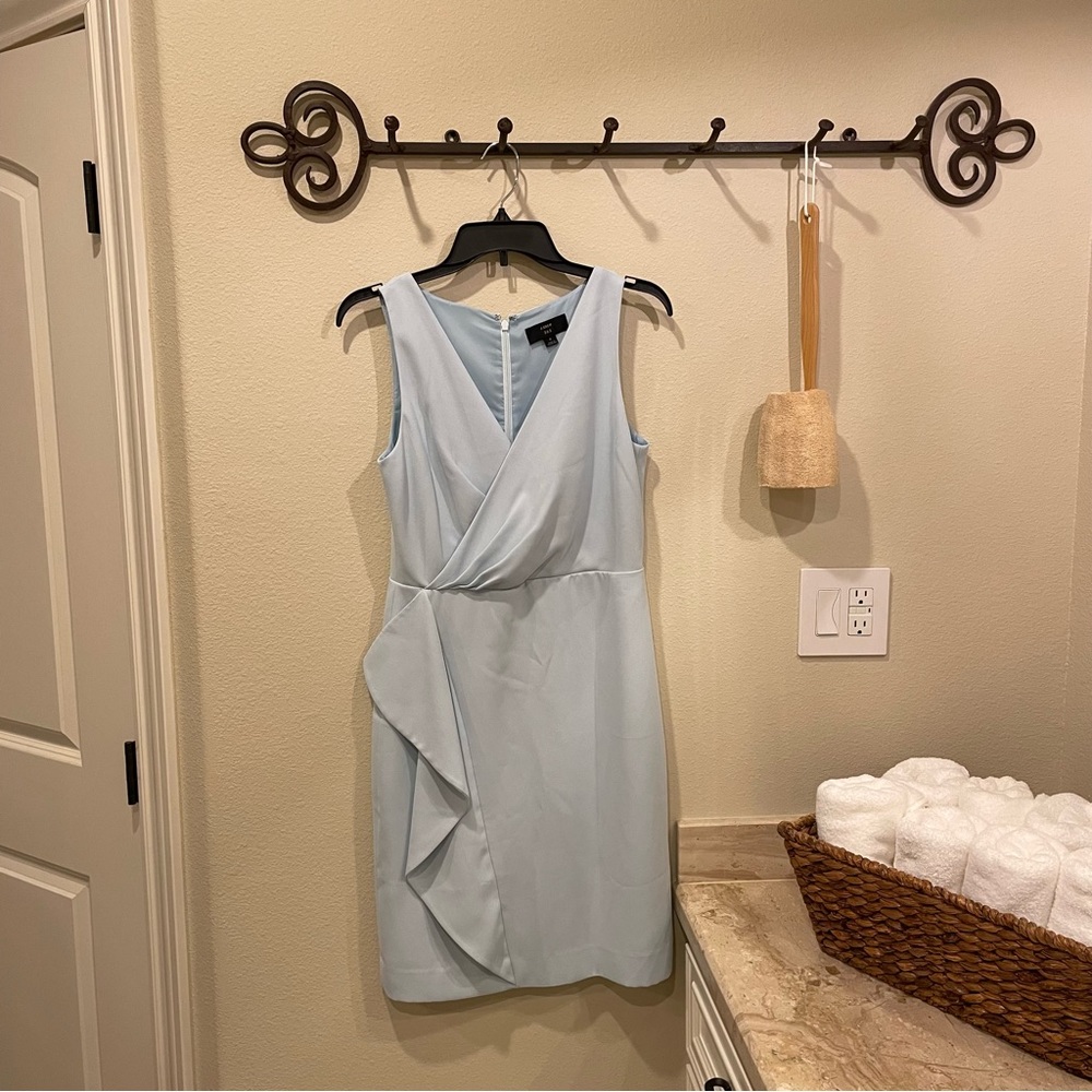 J. Crew Sky Blue Midi Dress - Picture 4 of 12